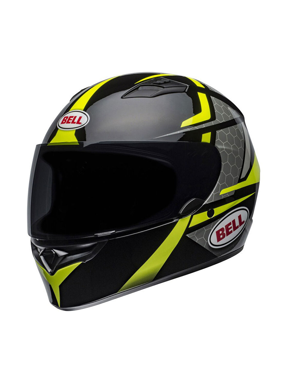 BELL PS MOTOSİKLET KASKI QUALIFIER FLARE BLACK  BLACK-HI-VIZ