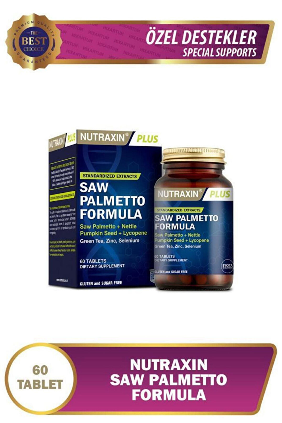 Nutraxin Saw Palmetto Formula 60 Tablet