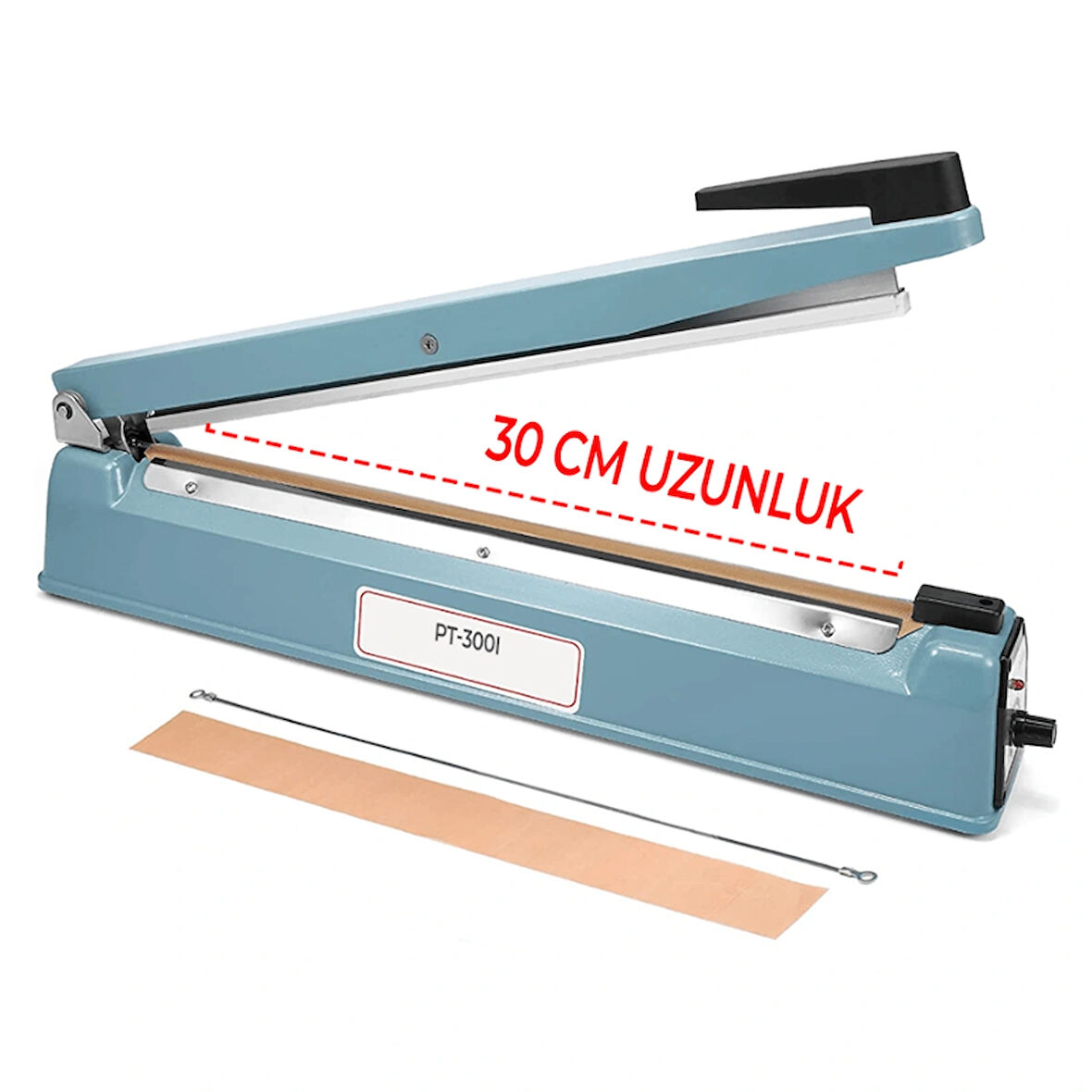 30 Cm Demir Gövde Poşet Ağzı Kapatma Makinesi