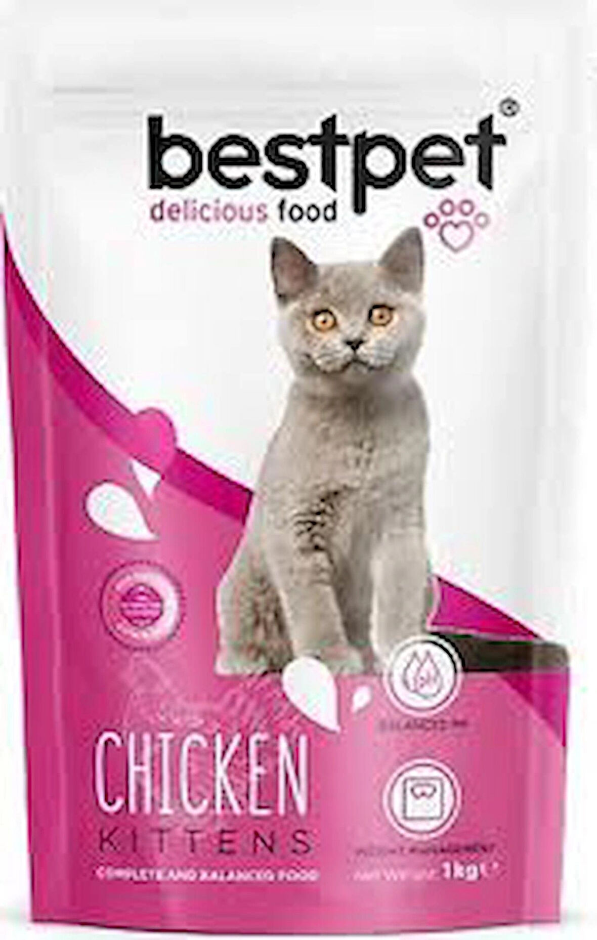 Bestpet Tavuklu Yavru Kedi Maması 1 Kg