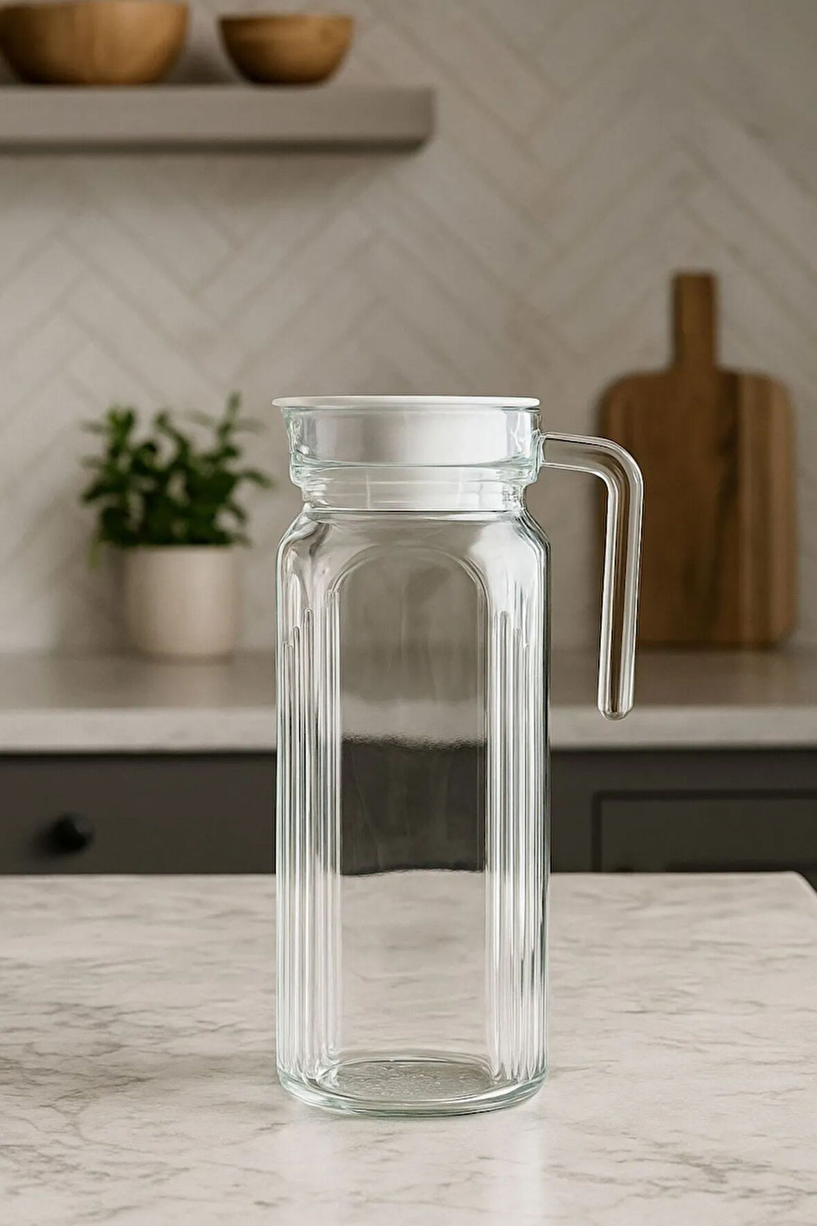 Carafe Buzdolabı Kapağına Sığan Sürahi & Karaf