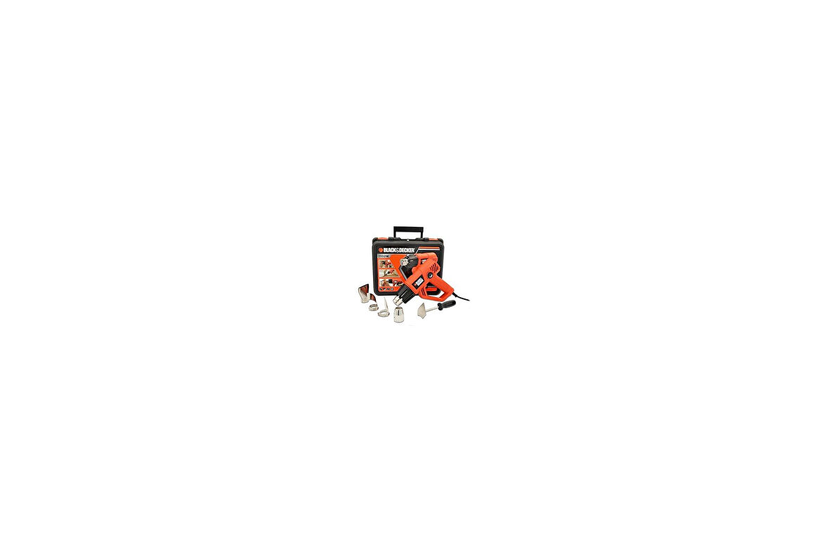 Black+Decker Kx2001K/Xk Sıcak Hava Tabancası, Turuncu/Siyah, 2000 W