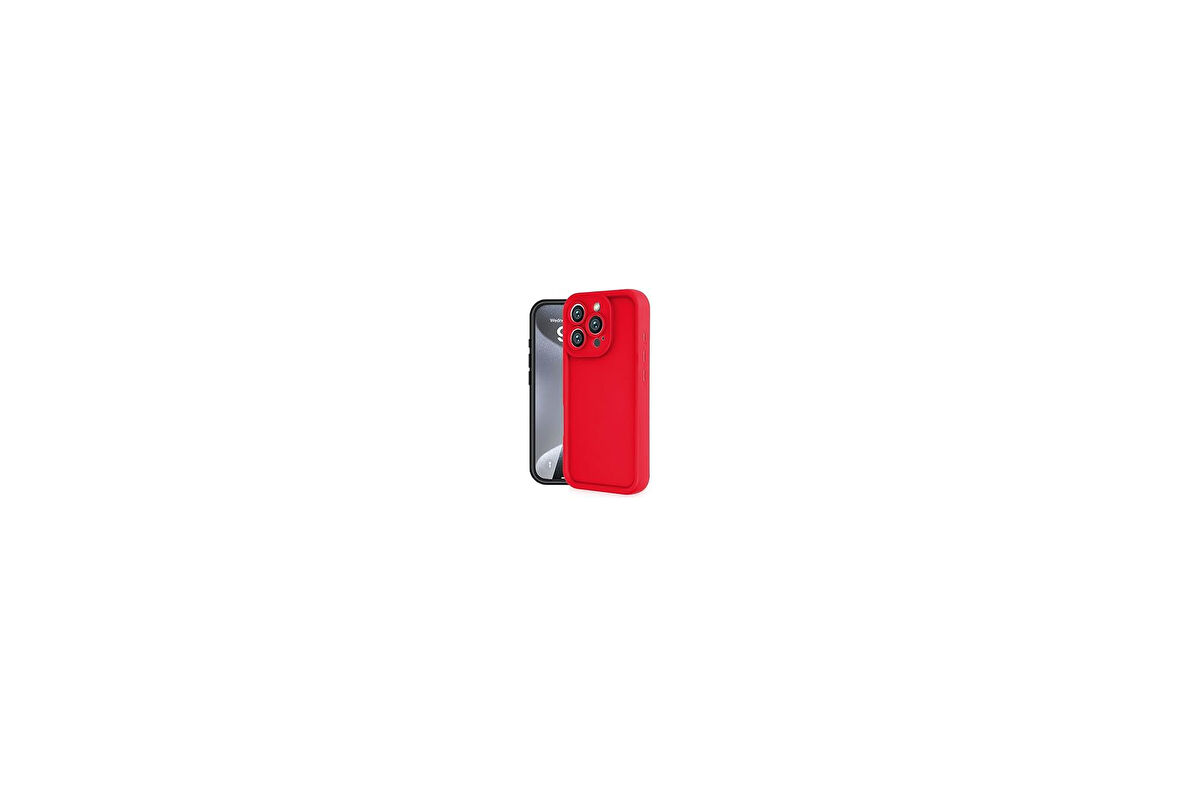 GGM GİYİM & AKSESUAR iPhone 16 Pro inç ile uyumlu Viera Silikon Hafif ve İnce Yapılı tam koruma sağlayan Şık ve Dayanıklı Silikon Kılıf