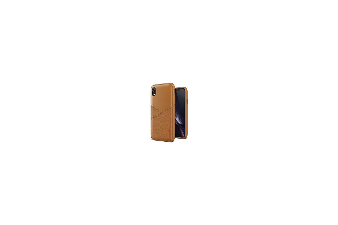 VRS DESIGN iPhone XR Leather Fit Label Kılıf