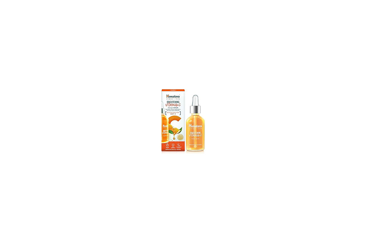 Himalaya Since 1930 Vitamin C Parlaklık Veren Portakal Özlü Cilt Serumu 30 ml, C Vitamini, Hyaluronik Asit, Niasinamid