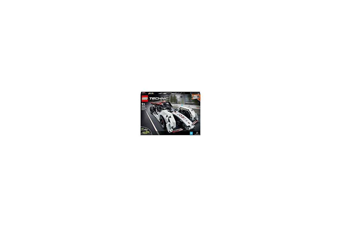 LEGO® Technic Formula E® Porsche 99X Electric 42137-9 Yaş ve Üzeri için Çek-Bırak Yarış Arabası Modeli Oyuncak Yapım Seti