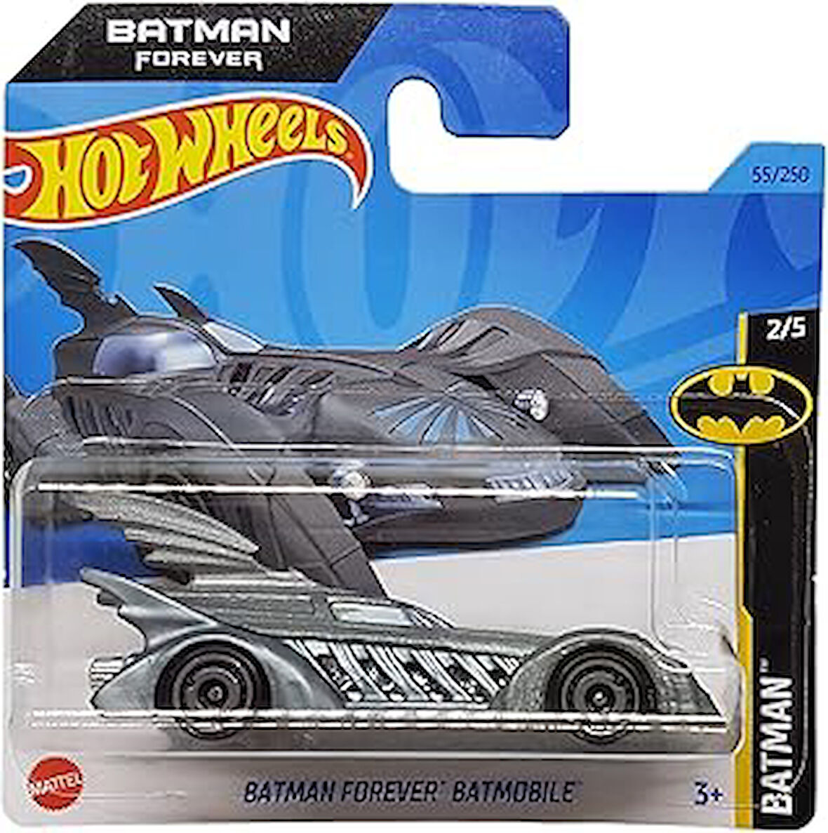 Hot Wheels - Batmobile - Batman Forever 2/5 - HKJ73 - Short Card - DC - gri - 2023