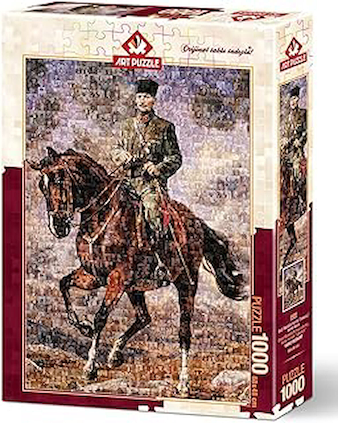 Art Puzzle Atatürk Sakarya İsimli Atıyla Kolaj 1000 Parça Puzzle
