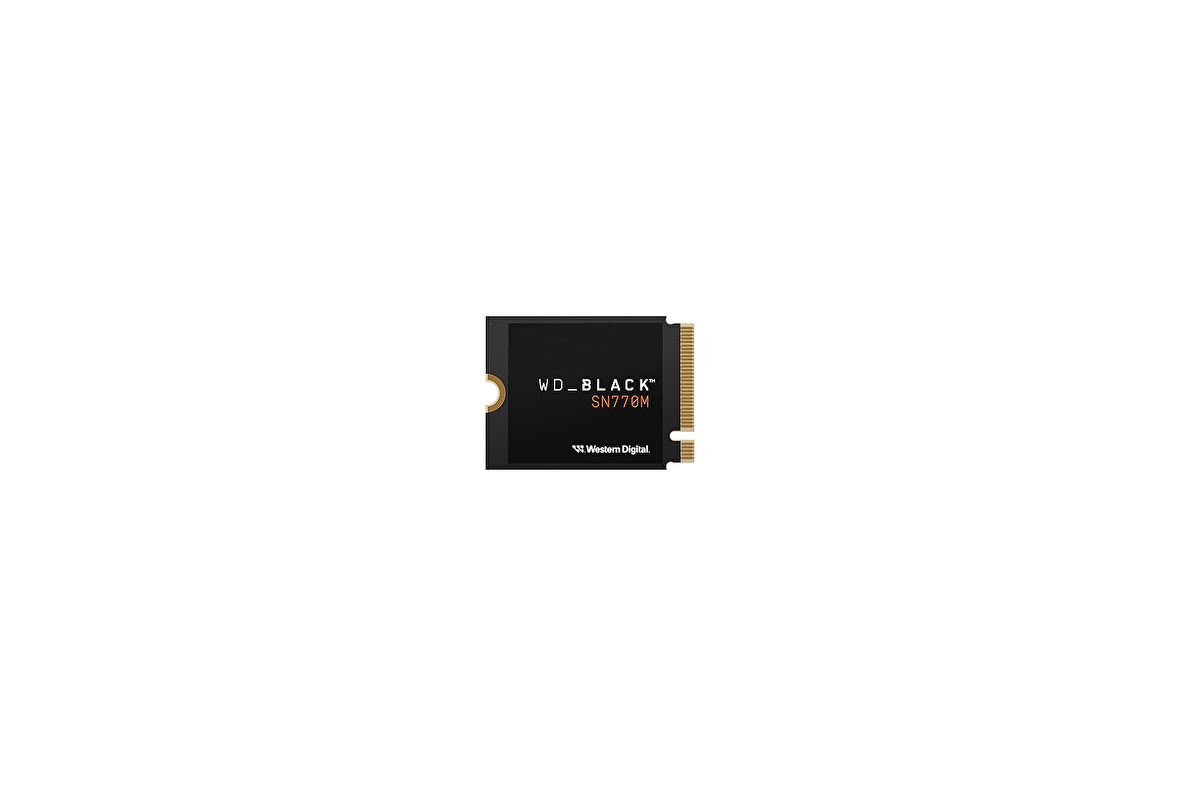 WD_BLACK Elde Taşınabilir Oyun Cihazları için 2TB SN770M M.2 2230 NVMe SSD, 5.150MB/s'ye kadar hızlar, TLC 3D NAND, Steam Deck ve Microsoft Surface için Harika - WDBDNH0020BBK-WRSN