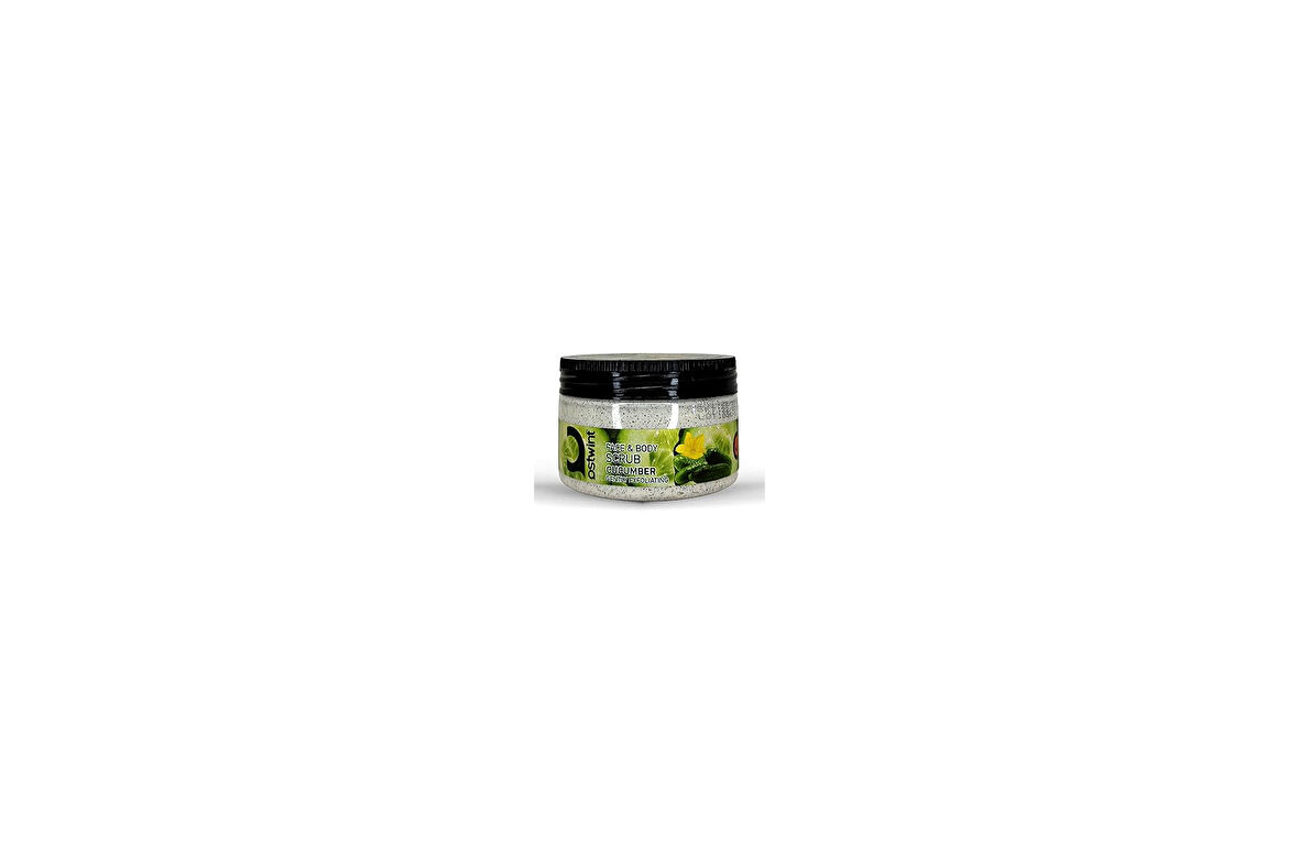 Yüz ve Vücut Peeling Scrub Salatalık 300 ml, Cilt Temizleyici, Pürüssüzleştirici, Dolaşımı Hızlandırıcı