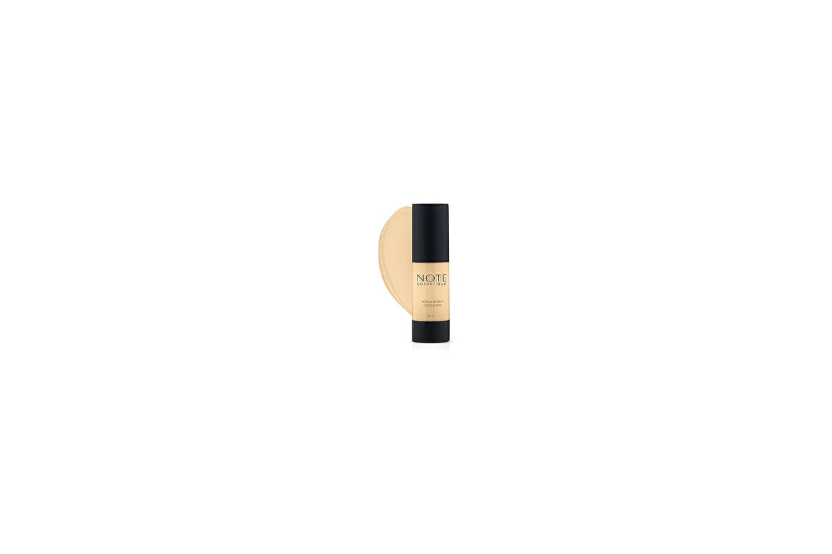 Note Detox & Protect Canlandırıcı Etkili SPF 15 Kapatıcı Fondöten 01 Beige