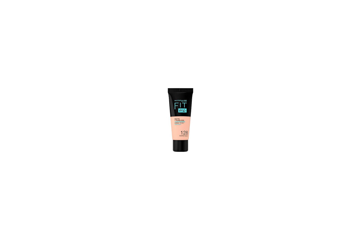 New York Fit Me Matte+Poreless Fondöten - 128 Warm Nude 1 Paket