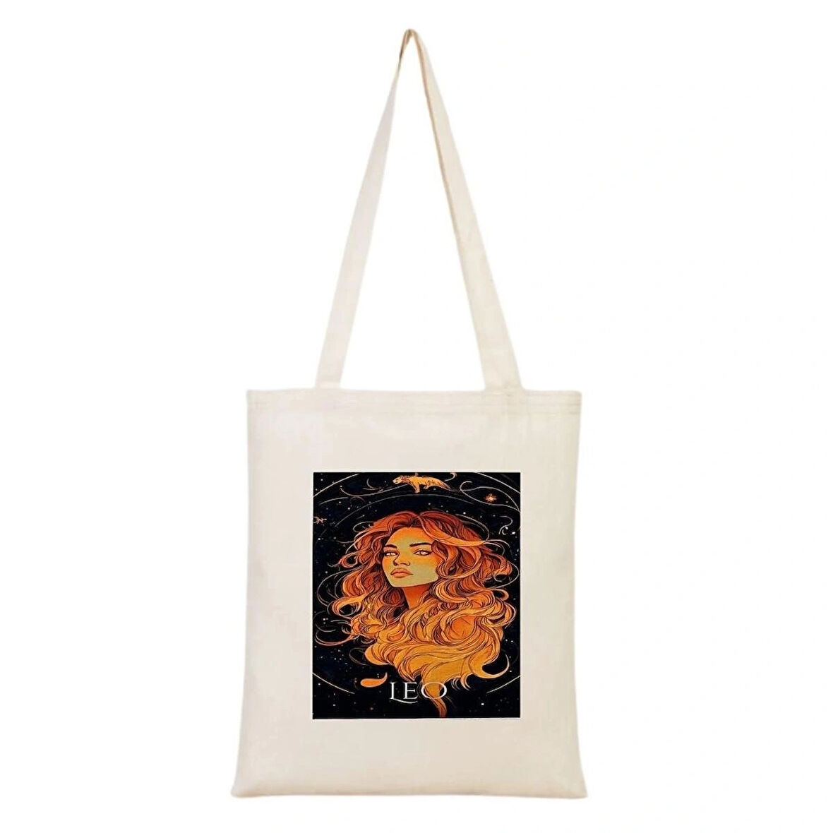 Aslan Burcu Bez Çanta Astroloji 35x40 cm