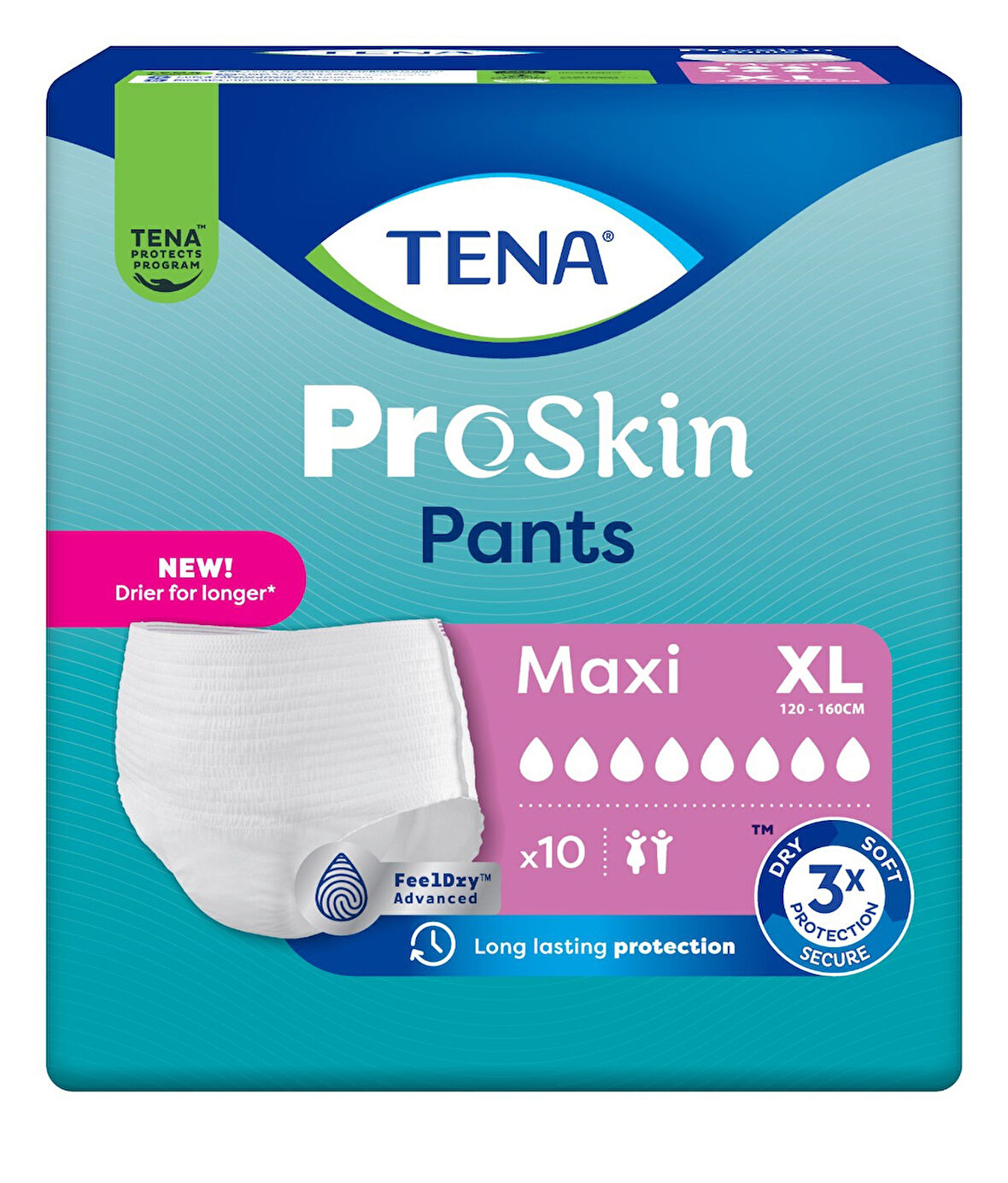 TENA 8 Damla Emici Külot XLarge Büyük Boy 40 Adet