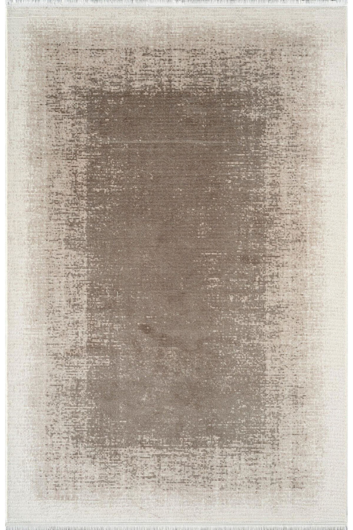 Pierre Cardin Beverly BF02A Krem Vizon Akrilik Yumuşak Dokulu Modern Eskitme Halı