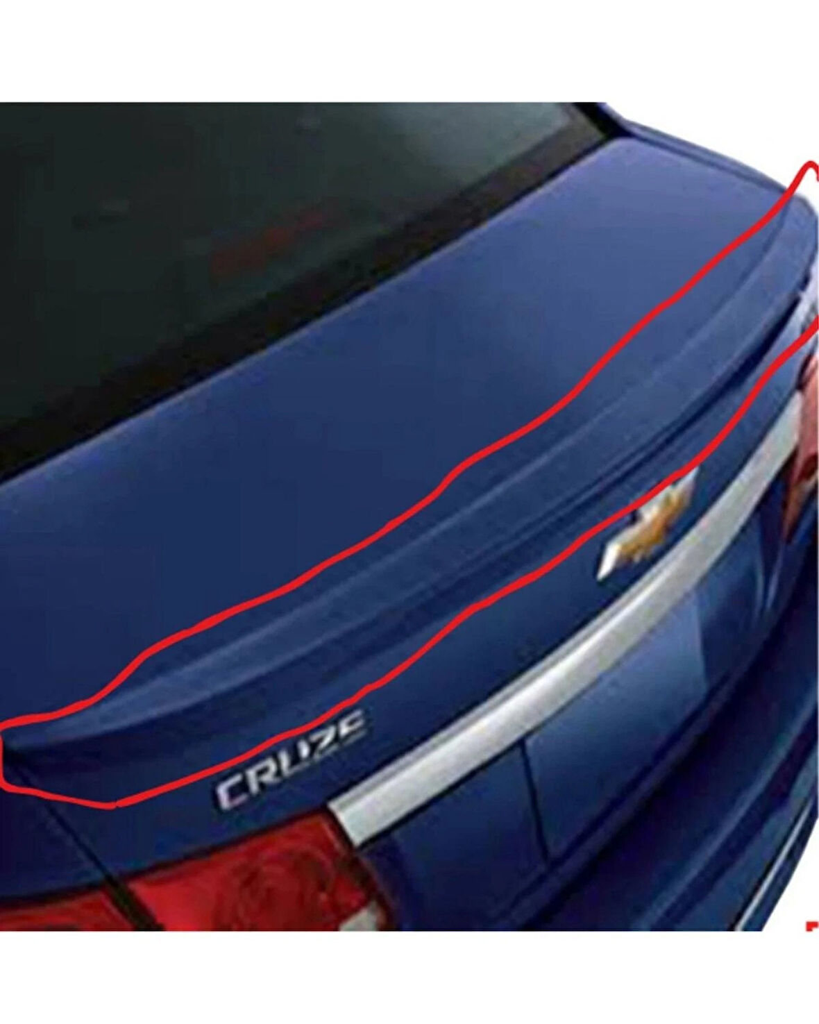  CHEVROLET CRUZE SEDAN SPOİLER (( BEYAZ BOYALI ))