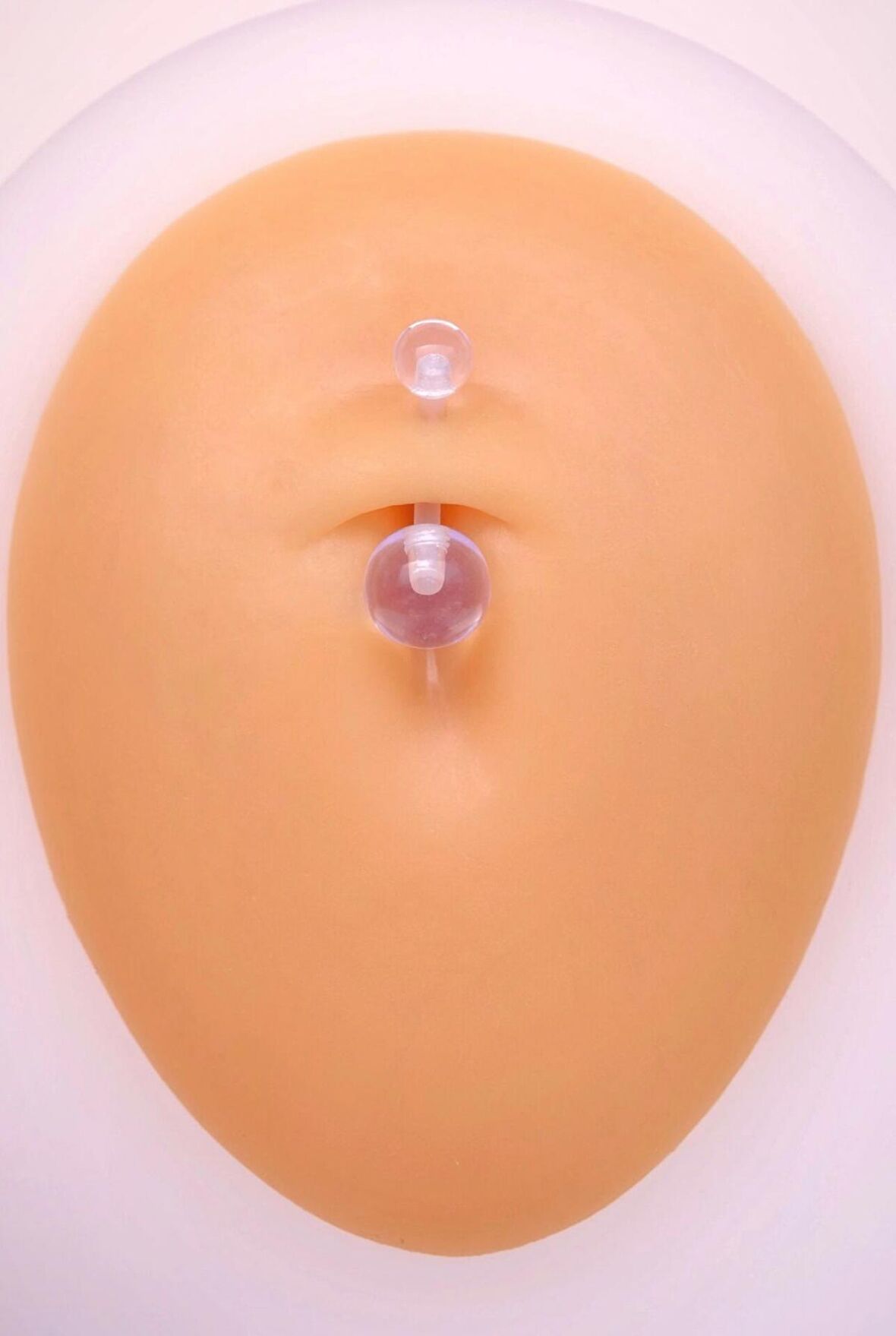 Bioflex Hipoalerjenik  Antialerjik Şeffaf Silikon Göbek Piercing 10 mm
