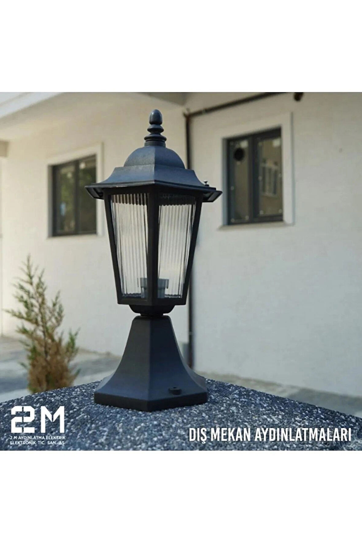 BFR640 BAHÇE ARMATÜRÜ PLASTİK DIŞ MEKAN E 27 DUYLU- BAHÇE AYDINLATMASI