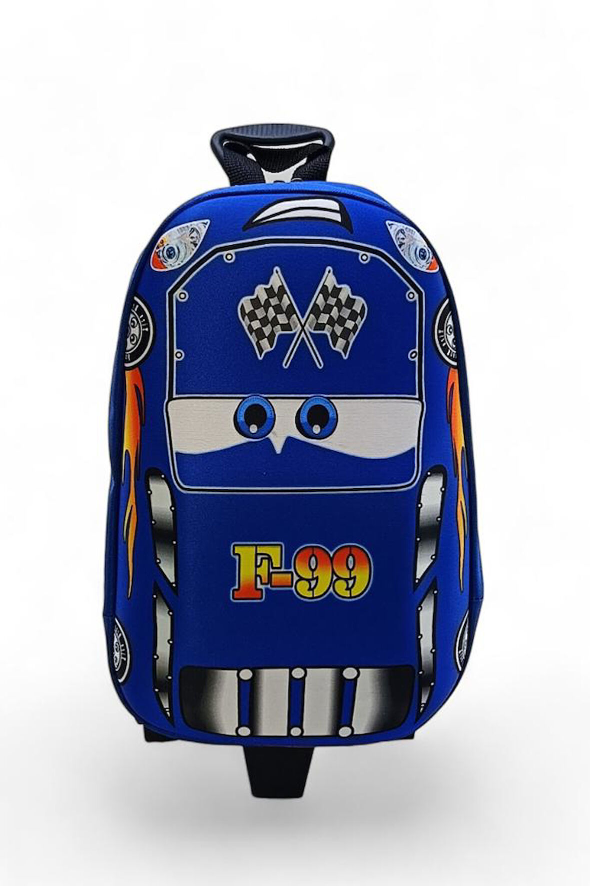 Anaokulu Çekçekli Sırt Çantası 3D Kabartmalı Kreş Erkek Çocuk Çantası