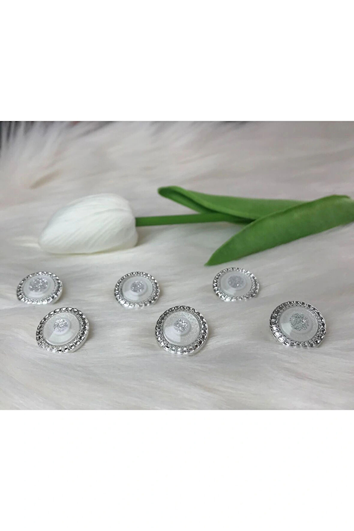 Simli Düğme (20boy) 13mm-10 Adet