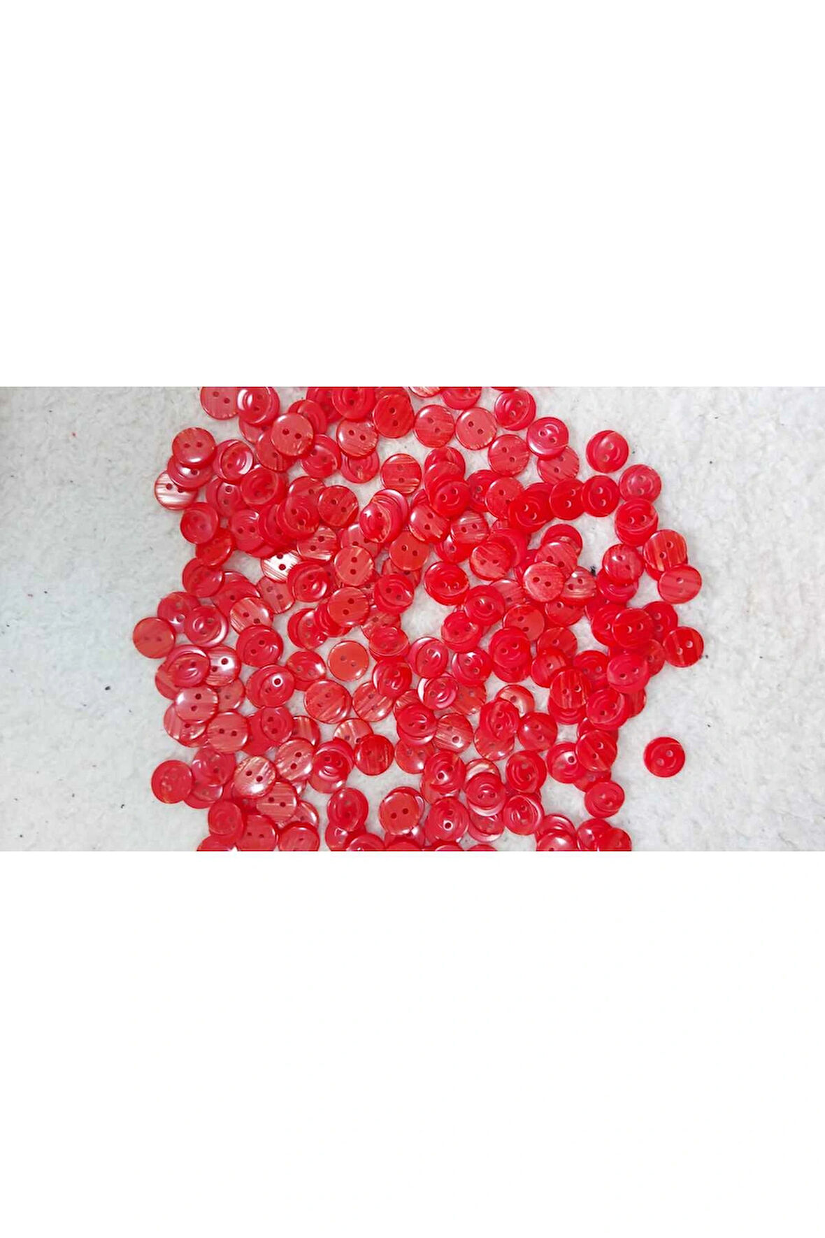 Kırmızı sedefli gömlek Düğmesi 23 Boy 14 Mm(20 Adet)