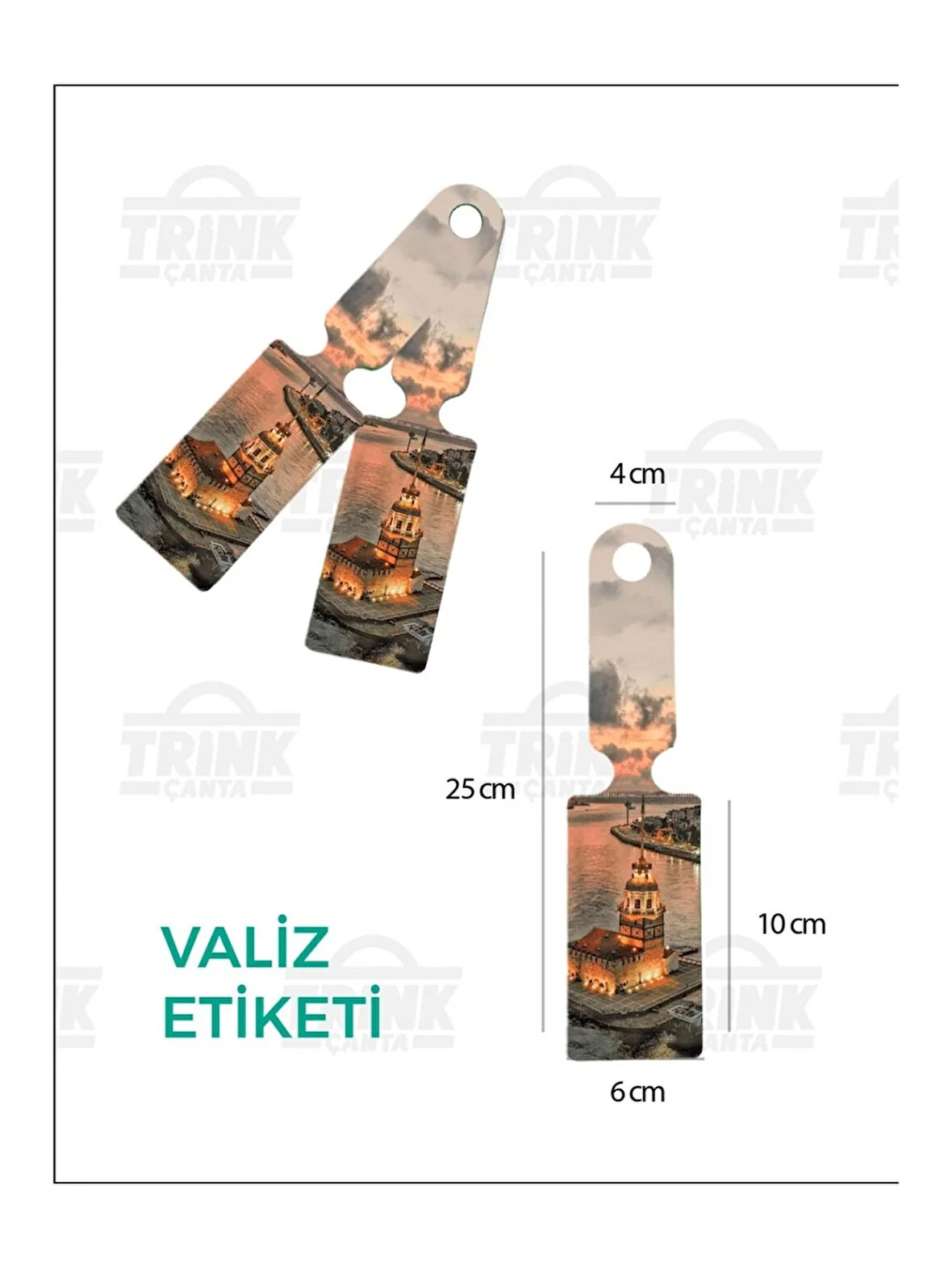 Desenli Silikon Valiz Ve Bavul Bagaj Isimlikli Etiket * 2 Adet *