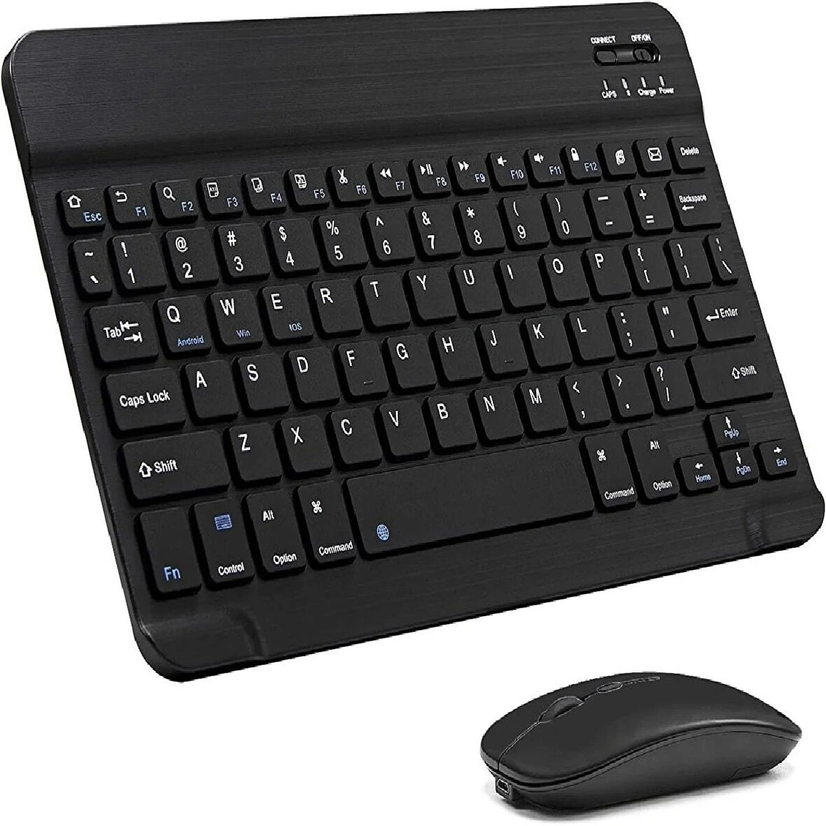 Kablosuz Bluetooth Türkçe Q Klavye ve Mouse Seti Ios/AndroidTablet Telefon Uyumlu Şarjlı