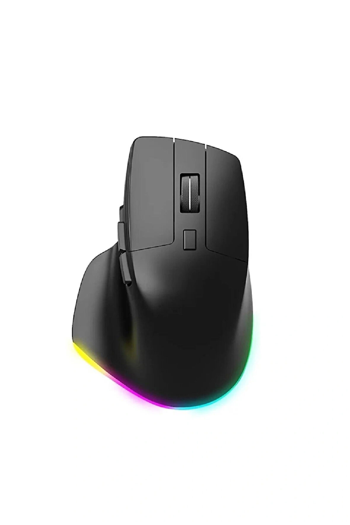 Ergonomik Kablosuz Bluetooth Gaming Mouse RGB Işıklı Sessiz Şarjlı Laptop Tablet PC Telefon Uyumlu