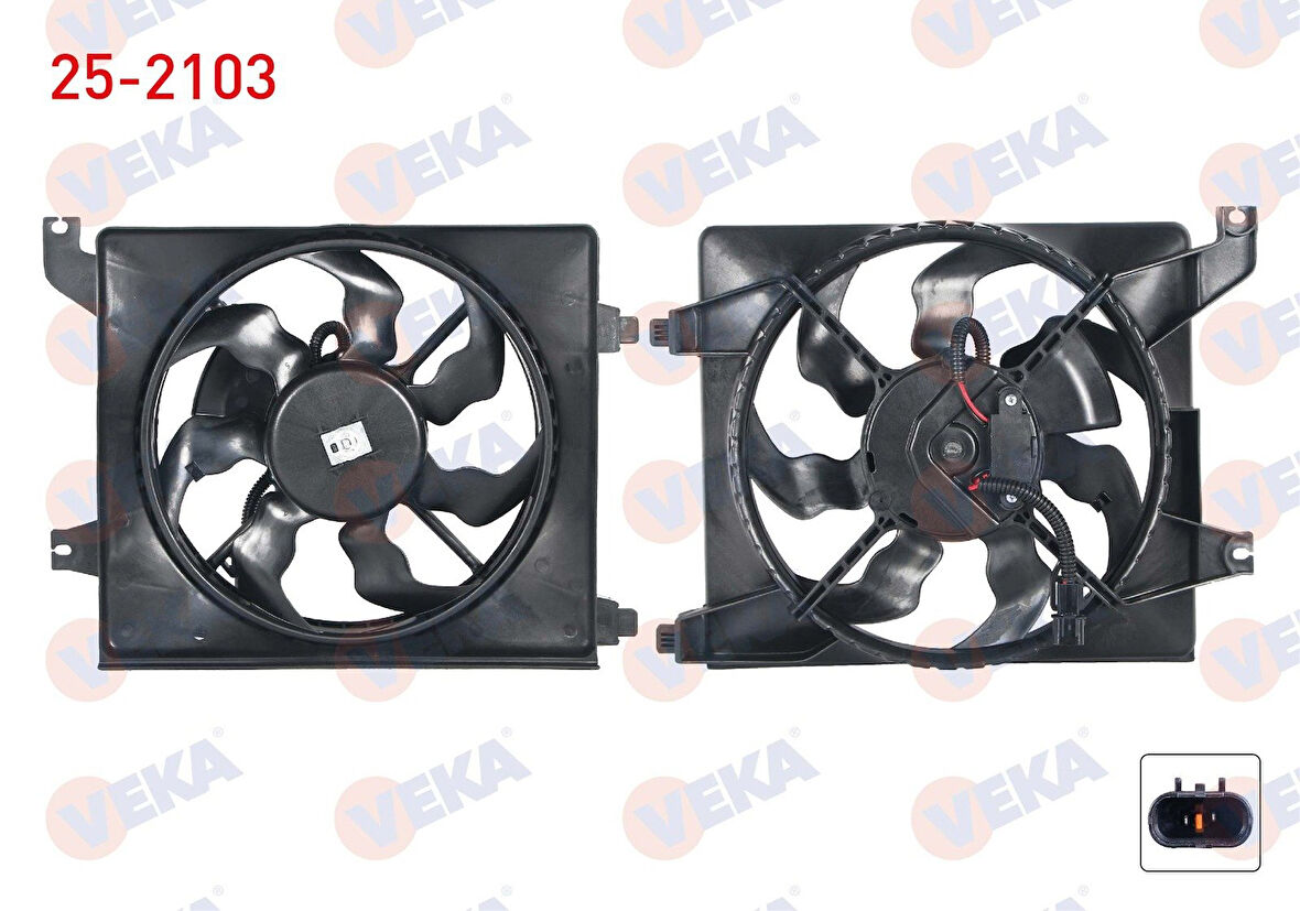 ACCENT ERA KLİMA FAN MOTORU / ERA BENZİNLİ 2006-2011 KLİMA FANI KOMPLE 