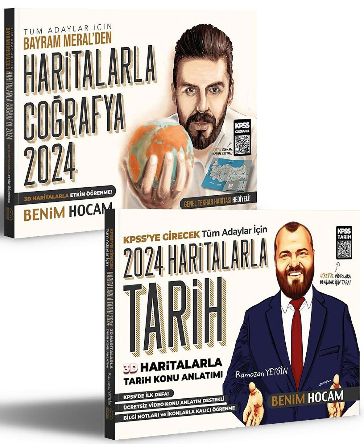 Benim Hocam 2024 KPSS Haritalarla Tarih ve Coğrafya Seti