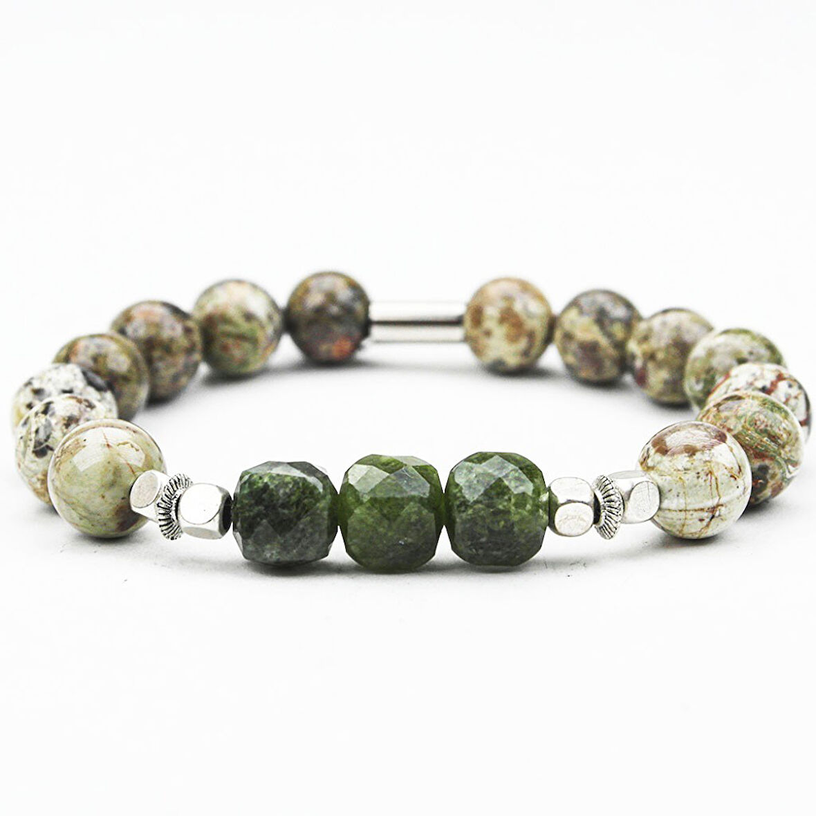 AKİK  TAŞI MİSİNA LASTİKLİ BİLEKLİK