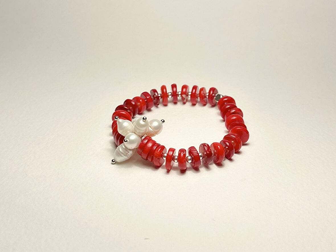 KORAL  LASTİKLİ  BİLEKLİK