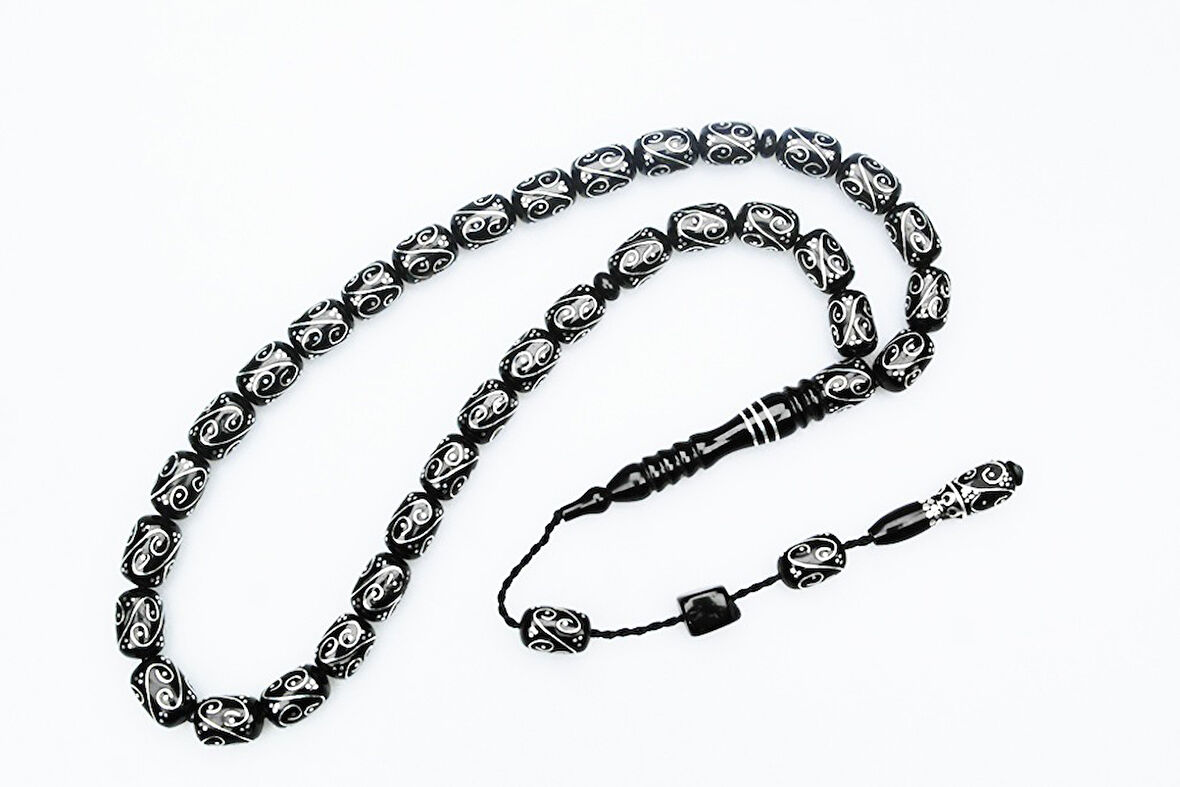 Oltu Taşı Koç Başı Model Tespih