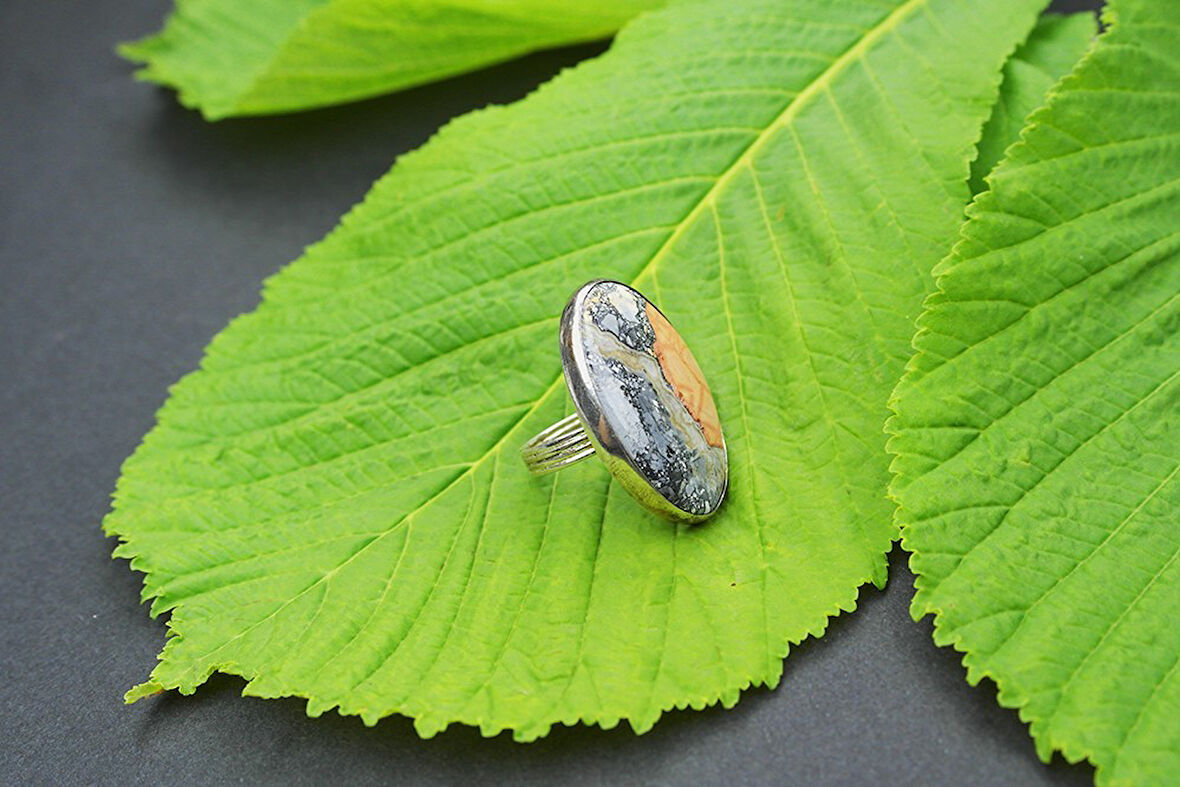 Bozkır Rüyası Jasper Yüzük