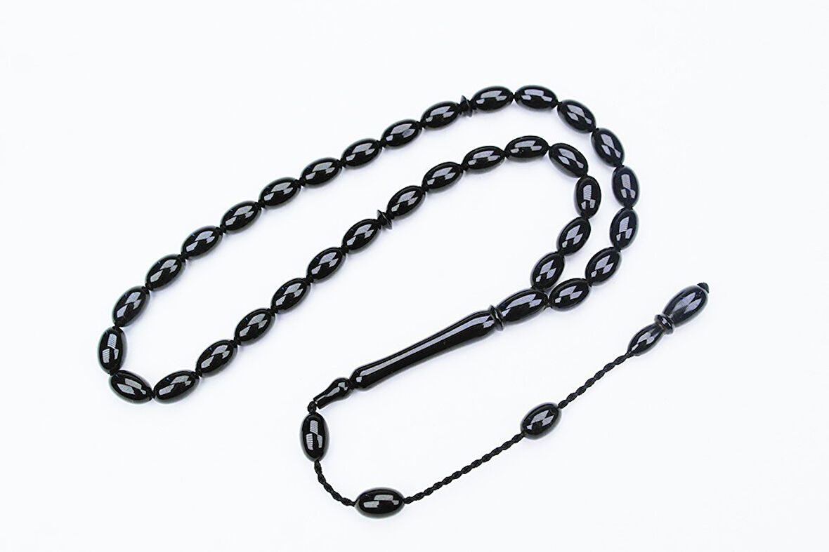 Oltu Taşı Beyzi Model Sistemli Tespih