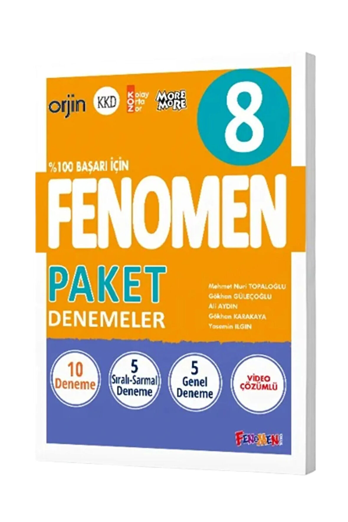 8. Sınıf Tüm Dersler Paket Denemeler (10 DENEME) - Fenomen Okul Yayınları