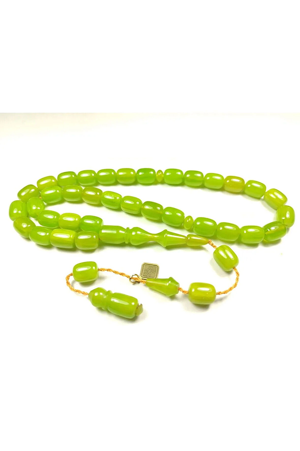 Halil Hilmi Usta Eseri İmzalı Aykırı Renk Sıkma Kehribar Sertifikalı 5073