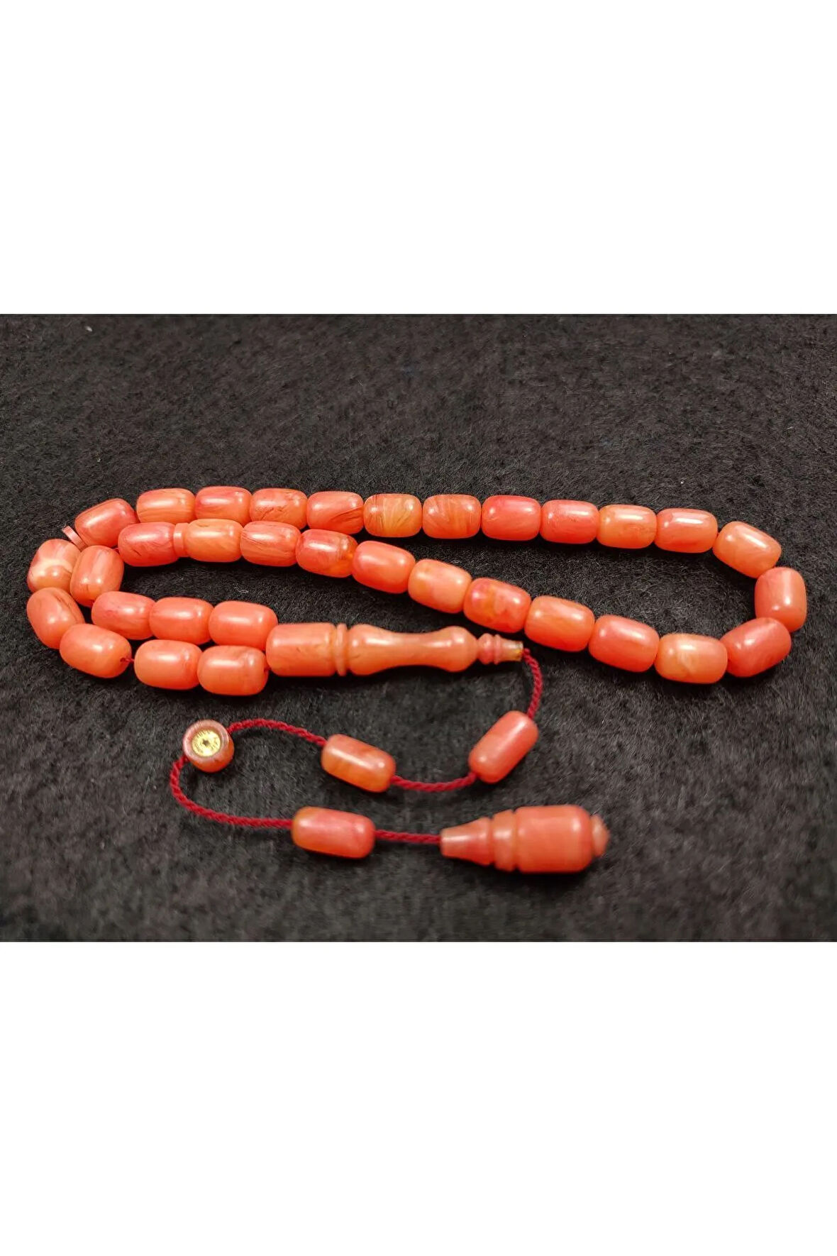 Akif Karasapan Usta Eseri İmzalı Hareli Sıkma Kehribar Sertifikalı 5058