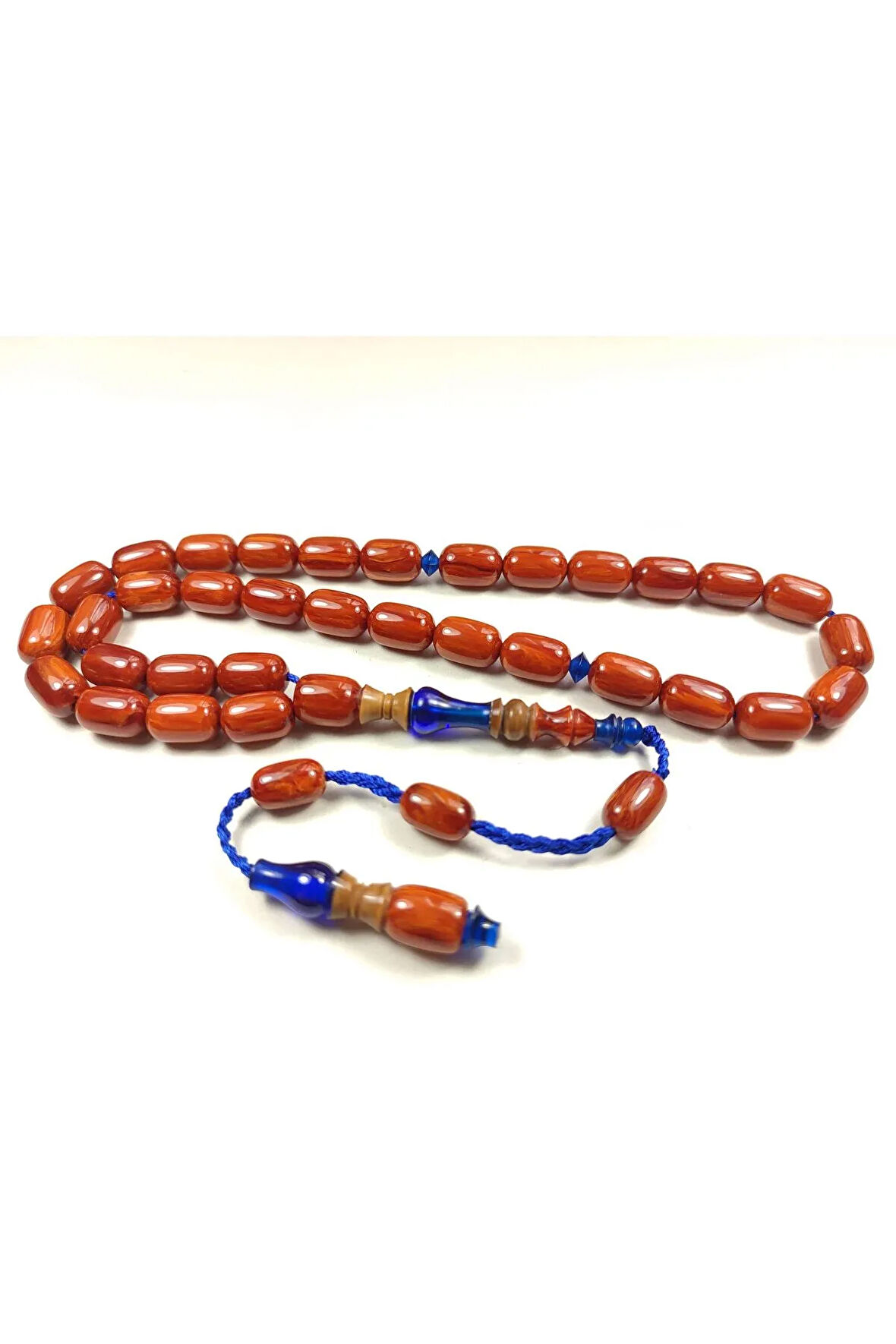 Emine Reşvani Usta Eseri İmame Hitame Kuka Eski Katalin Kombinli Sıkma Kehribar Sertifikalı 5228