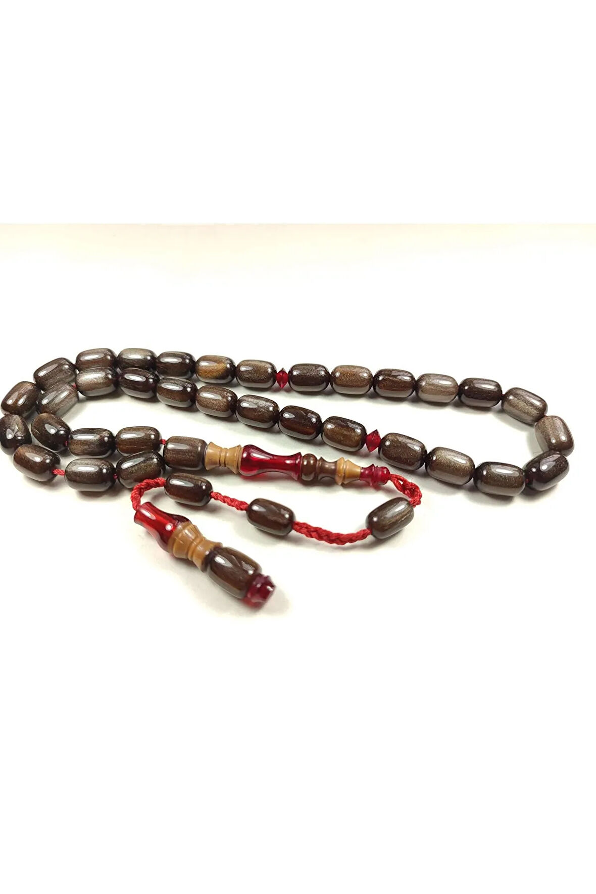 Emine Reşvani Usta Eseri İmame Hitame Kuka Eski Katalin Kombinli Sıkma Kehribar Sertifikalı 5223