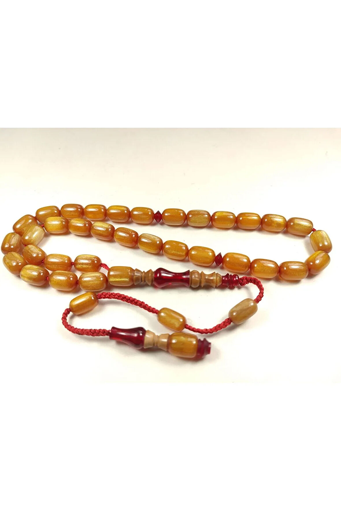 Emine Reşvani Usta Eseri İmame Hitame Kuka Eski Katalin Kombinli Sıkma Kehribar Sertifikalı 5220