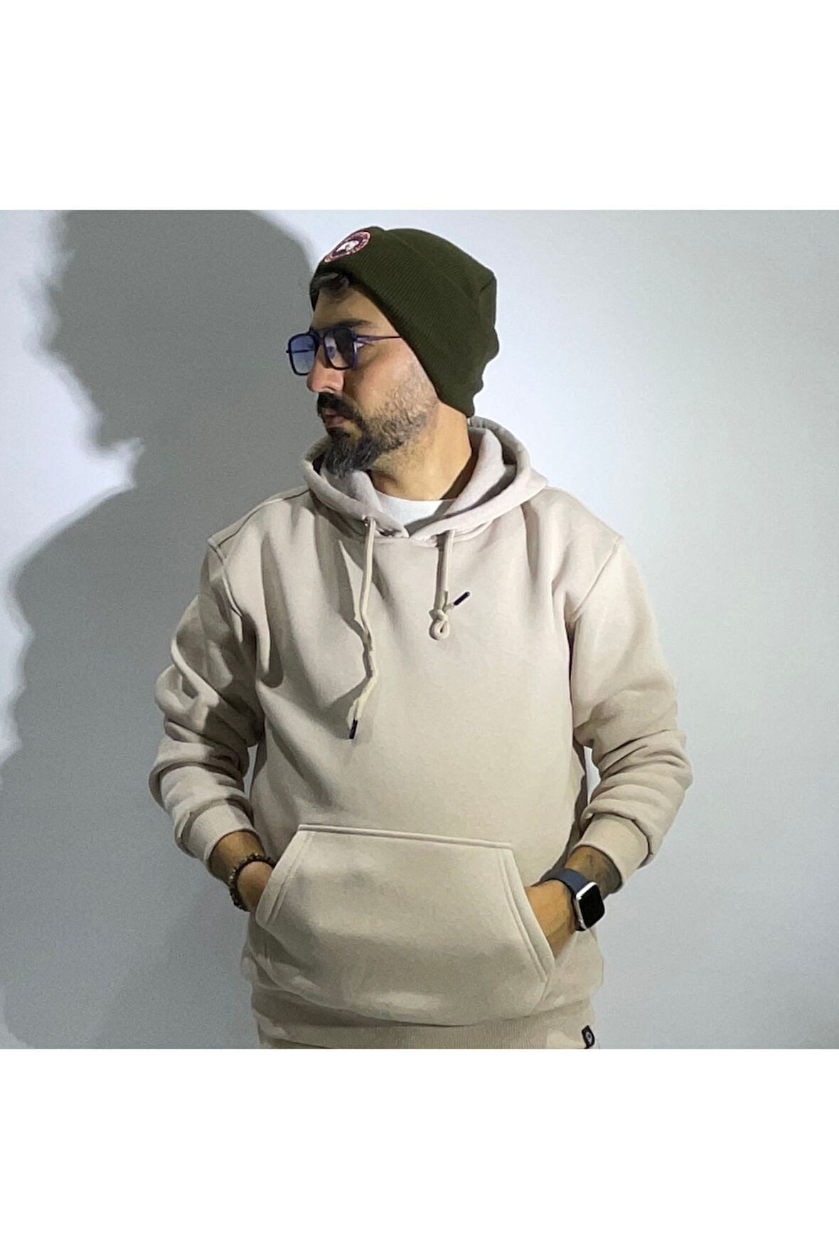 Basic Erkek Hoodie