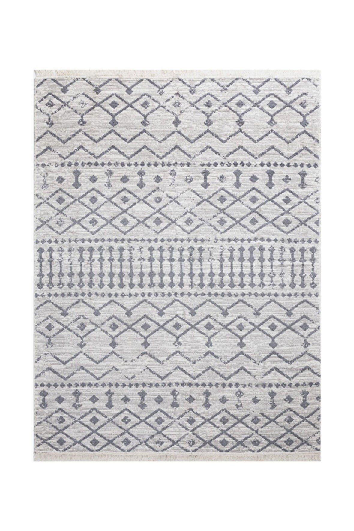 Bohem Serisi Çift Taraflı Dokuma Pamuklu Kilim