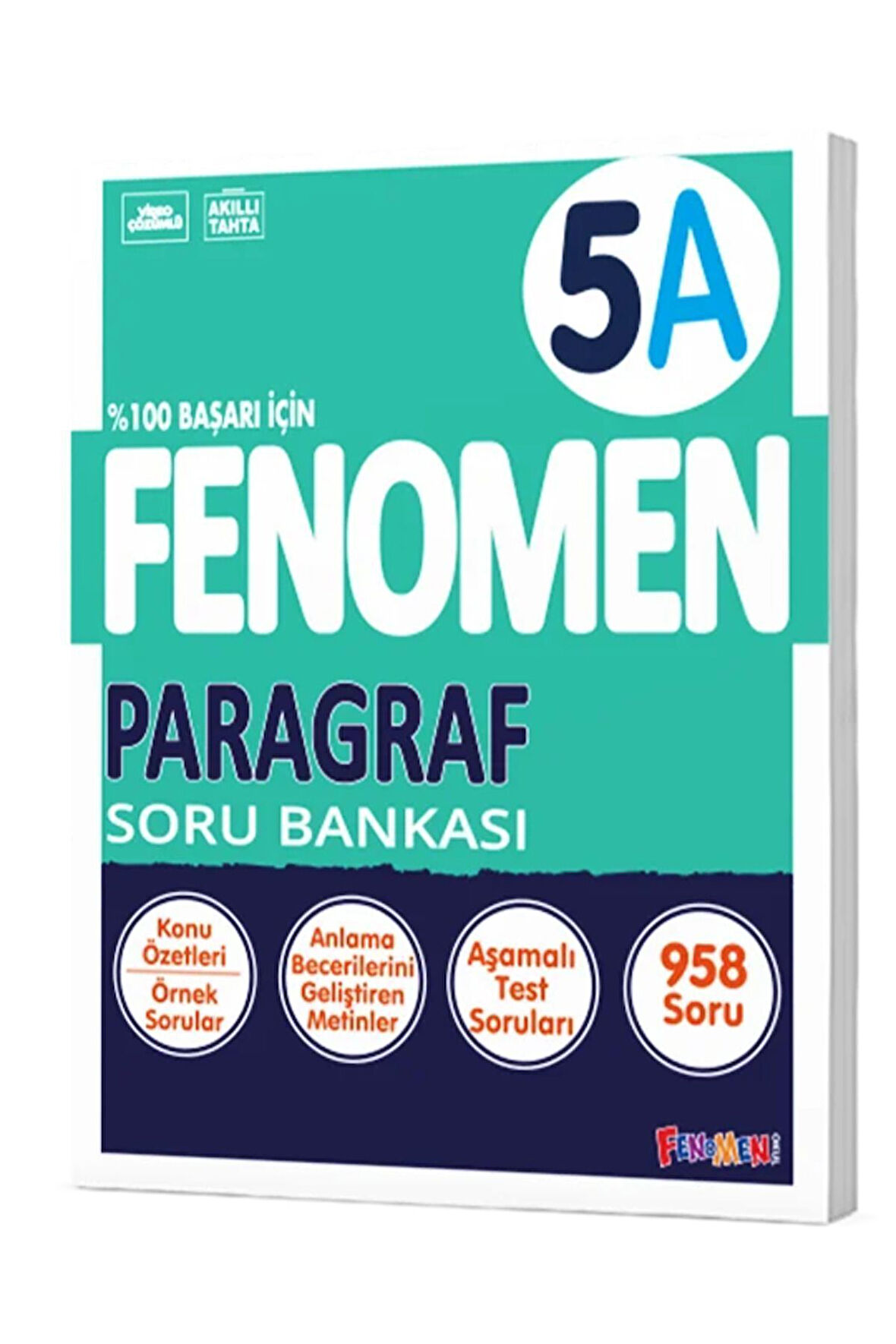 Fenomen Yayınları 5 Sınıf Paragraf A Soru Bankası