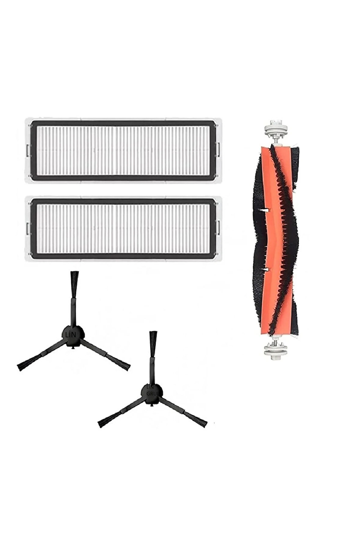 Xiaomi Mop 2  BHR5055EU Modeli ile uyumlu Yedek fırça filtre set