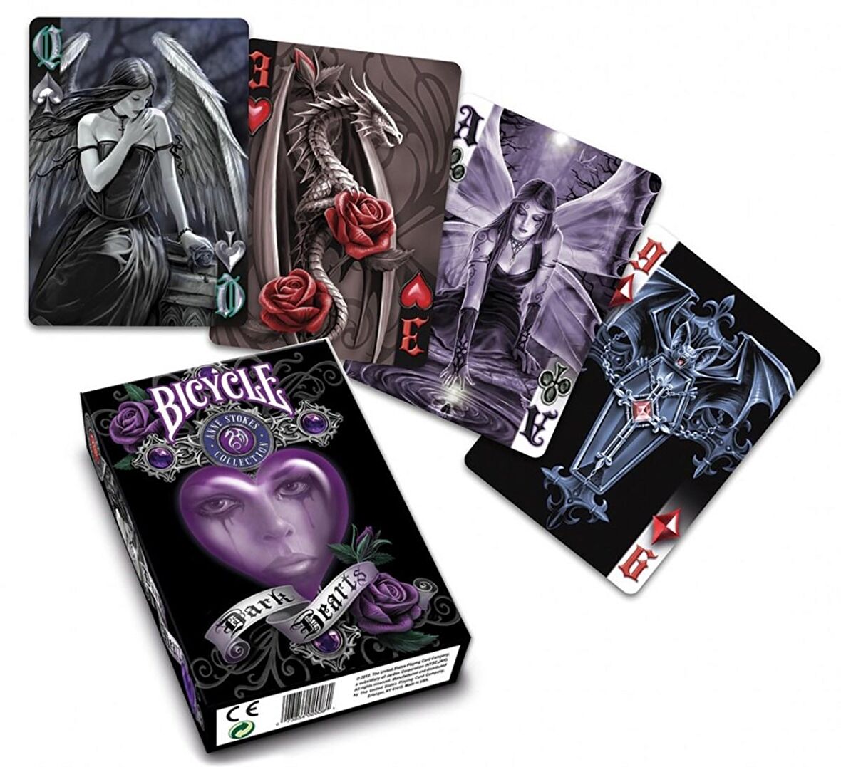 Bicycle Anne Stokes Dark Hearts Oyun Kağıdı Limited Edition Koleksiyonluk iskambil Kartları