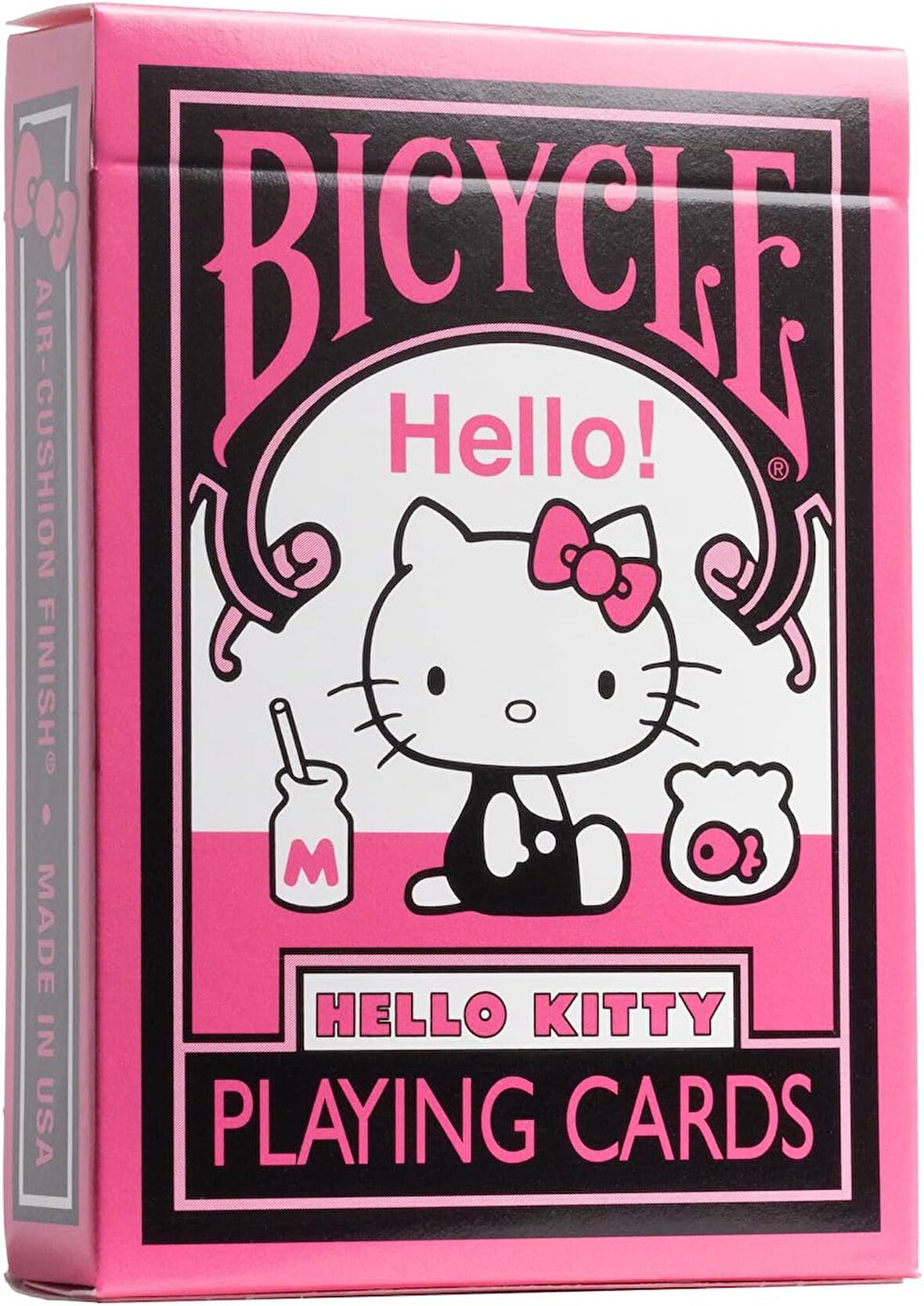 Bicycle Hello Kitty Black & Pink Premium Oyun Kağıdı Koleksiyonluk iskambil Kartları Destesi