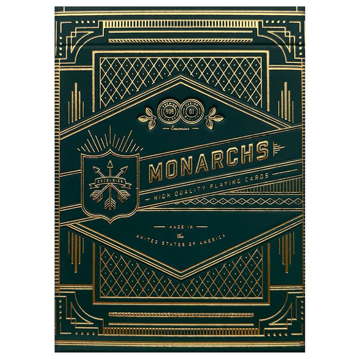Theory11 Monarchs Green Edition Oyun İskambil Kartı - Yeşil