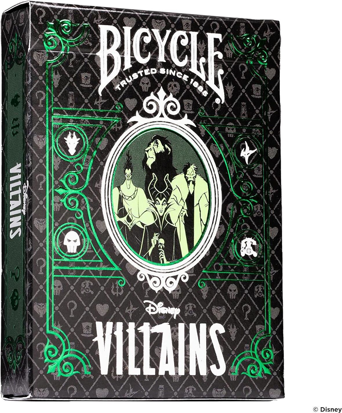 Bicycle Villains İskambil Oyun Kart Destesi - Yeşil