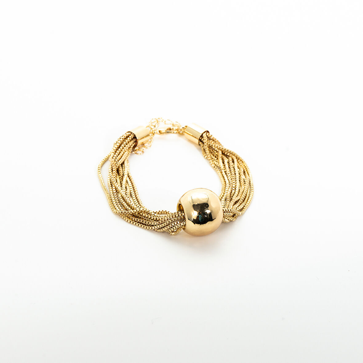 Biem Büyük Top Detaylı Çelik Bileklik